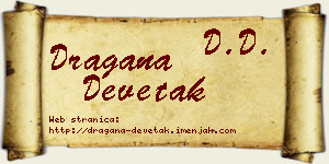 Dragana Devetak vizit kartica